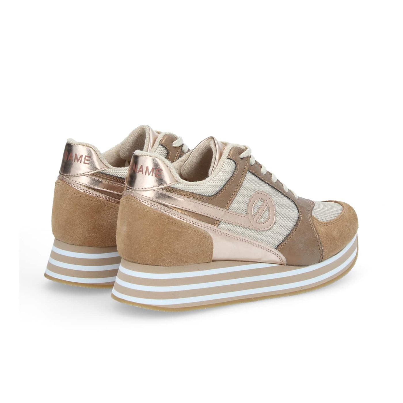 PARKO JOGGER W - KNIT/SDE/DUSTY - BEIGE/NUTS/COPPER